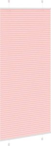 vidaXL Roleta plisowana różowa 85x200 cm Szerokość tkaniny 84,4 cm 4
