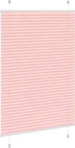 vidaXL Roleta plisowana różowa 100x150 cm Szerokość tkaniny 99,4 cm 4