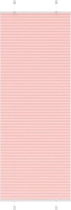 vidaXL Roleta plisowana różowa 75x200 cm Szerokość tkaniny 74,4 cm 1