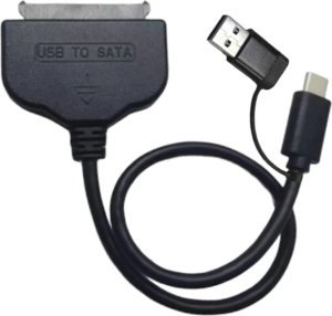 Konwerter USB lub USB-C 3.0 do SATA - Adapter dysku zewnętrznego 2,5" HDD 2