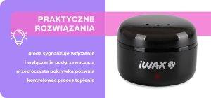 Podgrzewacz wosku iWax zestaw mini do nosa i uszu. 11