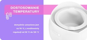 Podgrzewacz wosku iWax flower 40W 450ml biały 14