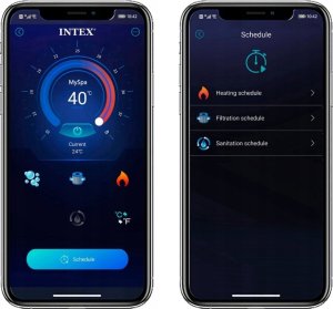 SPA ogrodowe Intex 28472 SPA 6 osób 196x196x71cm Wi-Fi Hydromasaż Generator chloru 2