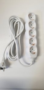 Listwa zasilająca Emos 5 gniazd 5 m biała (P0525R) 3