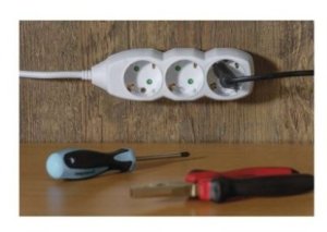 Power Strip SCHUKO - 4 sockets, 5.0m, 1,5mm2 4