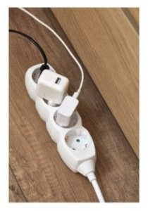 Power Strip SCHUKO - 4 sockets, 5.0m, 1,5mm2 6