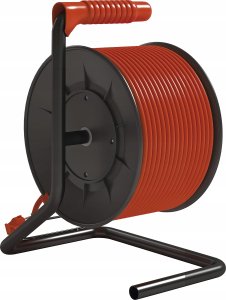 PVC Extension Cord Reel- 4 sockets, 25m, 1,5mm2 SCHUKO 10