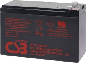 Lead acid battery 12V 460W@5min Pb AGM VRLA CSB 1