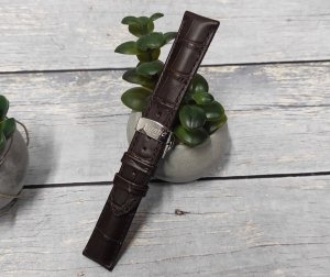 Skórzany pasek do zegarka Atlantic 20 mm BR-20 9609 brązowy . 5