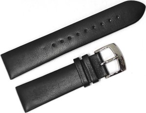 Skórzany pasek do zegarka Atlantic 22 mm CZ-22 9708 czarny . 1