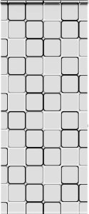 Roleta prysznicowa z kasetą 100x240 cm Szerokość tkaniny 96 cm 1