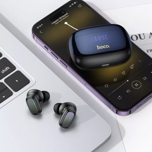Słuchawki Hoco EQ20 Bezprzewodowe Słuchawki Bluetooth TWS z ANC i ENC - Czarne 3