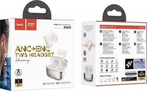 Słuchawki Hoco EQ20 Bezprzewodowe Słuchawki Bluetooth TWS ANC + ENC - Białe 3