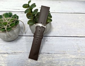 Skórzany pasek do zegarka Atlantic 22 mm BR-22 9593 brązowy . 6