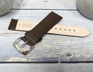 Skórzany pasek do zegarka Atlantic 22 mm BR-22 9593 brązowy . 5