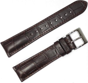 Skórzany pasek do zegarka Atlantic 21 mm BR-21 9579 brązowy . 1