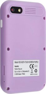 Telefon do gier dla dzieci z ekranem dotykowym 2,8" KDC-0027A fioletowy 2