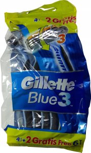 Gillette Blue 3 Jednorazowe Maszynki do golenia dla mężczyzn, 4 sztuki 1
