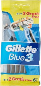Gillette Blue 3 Jednorazowe maszynki do golenia dla mężczyzn, 4 sztuki 5