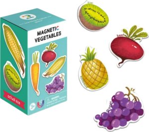 GRA MAGNETYCZNA WARZYWA I OWOCE PO ANGIELSKU NAUKA POPRZEZ ZABAWĘ MAGNESY 3