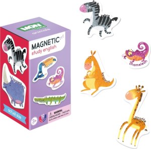 GRA MAGNETYCZNA "ZWIERZĘTA" PO ANGIELSKU NAUKA JĘZYKA POPRZEZ ZABAWĘ 3