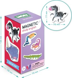 GRA MAGNETYCZNA "ZWIERZĘTA" PO ANGIELSKU NAUKA JĘZYKA POPRZEZ ZABAWĘ 4