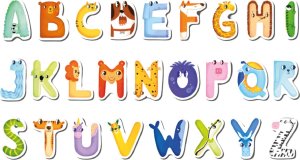 ZESTAW MAGNESÓW "ALFABET" ZWIERZĄTKA NAUKA POPRZEZ ZABAWĘ DLA NAJMŁODSZYCH 2