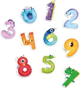Dodo GRA MAGNETYCZNA "NUMERY" PO ANGIELSKU KOLOROWE CYFERKI NAUKA ZABAWA 2