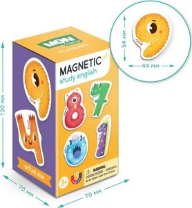 Dodo GRA MAGNETYCZNA "NUMERY" PO ANGIELSKU KOLOROWE CYFERKI NAUKA ZABAWA 4