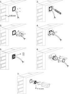 PŁYTA MONTAŻOWA DO IZOLACJI KOŃCOWEJ Z OTWORNICĄ MDFZ-80-VDZ-KB KOPOS 6