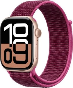 Crong Nylon - Pasek sportowy do Apple Watch 38/40/41/42 mm (Magenta Fusion) 5