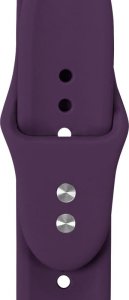 Crong Liquid - Pasek do Apple Watch 44/45/46/49 mm (śliwkowy) 4