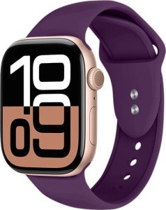 Crong Liquid - Pasek do Apple Watch 44/45/46/49 mm (śliwkowy) 5