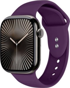 Crong Liquid - Pasek do Apple Watch 44/45/46/49 mm (śliwkowy) 7