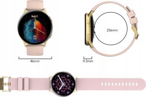 IMIKI - SMART WATCH IMIKI KW66PRO         GOLD-PINK 13