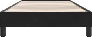 vidaXL Rama łóżka bez materaca, czarna, 90x210 cm, aksamitna 5