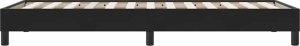 vidaXL Rama łóżka bez materaca, czarna, 90x210 cm, aksamitna 6