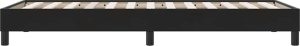 vidaXL Rama łóżka bez materaca, czarna, 100x210 cm, aksamitna 6