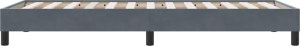 vidaXL Rama łóżka bez materaca, ciemnoszara, 80x210 cm, aksamitna 6