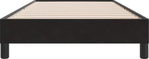 vidaXL Rama łóżka bez materaca Czarna 80x220 cm Aksamit 5