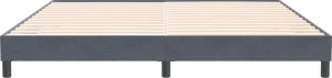 vidaXL Rama łóżka bez materaca, ciemnoszare, 200x210 cm, aksamitna 5