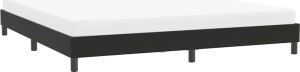 vidaXL Rama łóżka bez materaca Czarna 200x210 cm Aksamit 4