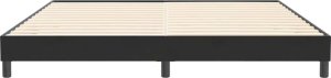 vidaXL Rama łóżka bez materaca Czarna 200x210 cm Aksamit 5