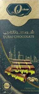 Dubai Chocolate Crunchy Pistachio Kunafa, dubajska czekolada z pistacjami i ciastem kataifi 160g - Q Chew 5