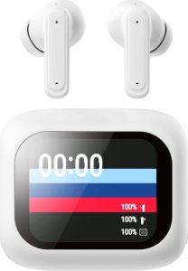 Słuchawki dokanałowe bezprzewodowe Bluetooth redukcja szumów ANC ekran LCD 6