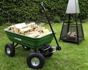 Taczka transportowy wózek ogrodowy wywrotka 120 kg 2