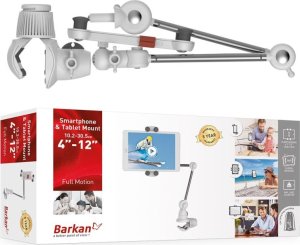 Statyw do Telefonu Tabletu 4-12 Składany Obrotowy Uchwyt na Zacisk 9