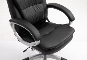 Krzesło biurowe Activejet Fotel biurowy z masażem podgrzewany YK7304 czarny 5