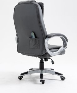 Fotel biurowy z masażem  podgrzewany ACTIVEJET YK7304 szary 15