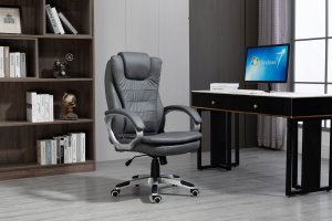 Fotel biurowy z masażem  podgrzewany ACTIVEJET YK7304 szary 9